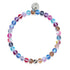 Kaugummi | Silber | Meerjungfrau Glasperlenarmband